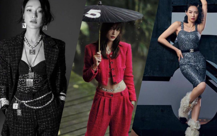 Nhà mốt Pháp đẩy bìa 5 đại sứ Chanel, Tống Thiến nhìn 'phèn' nhất trong dàn sao Ảnh 2