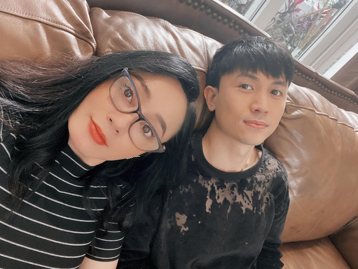 Trên phim là mẹ con, phía sau màn ảnh Anh Vũ và Thu Phương cũng rất thân thiết