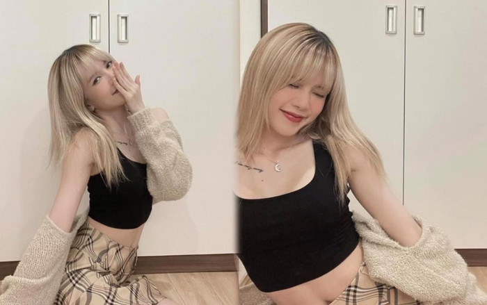 Thiều Bảo Trâm mặc đồ nửa kín nửa hở body đẹp thế rồi mà vẫn than thở muốn giảm cân Ảnh 2