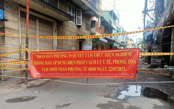 TP.HCM: Phong tỏa một phường ở quận Bình Thạnh do có 252 ca dương tính với COVID-19 Ảnh 2