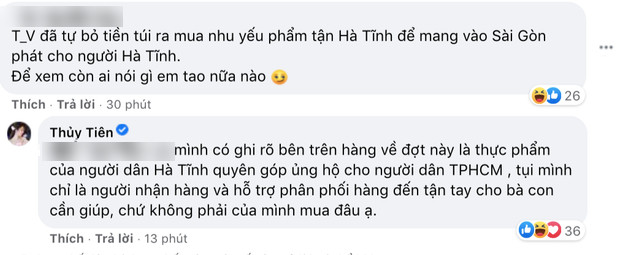 Thủy Tiên bị tố 'nhận vơ' cả trăm tấn lương thực tiếp tế cho Sài Gòn, Công Vinh bức xúc đáp trả gay gắt Ảnh 4