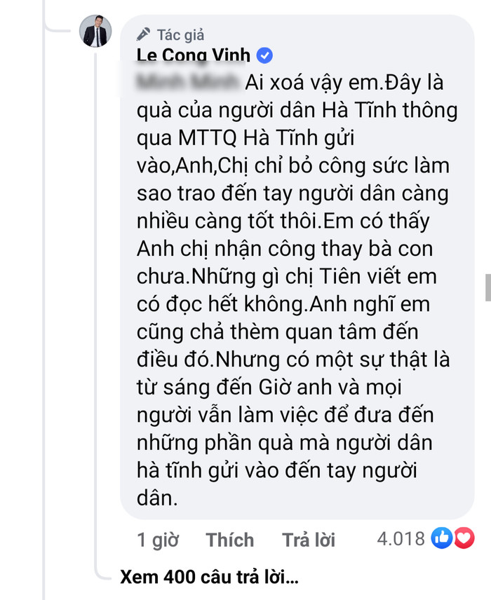 Thủy Tiên bị tố 'nhận vơ' cả trăm tấn lương thực tiếp tế cho Sài Gòn, Công Vinh bức xúc đáp trả gay gắt Ảnh 3