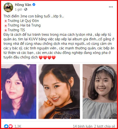 Đây chính là cách NSND Hồng Vân giảm stress mùa dịch.