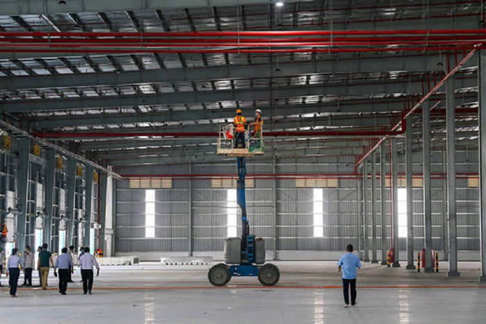 Bên trong Bệnh viện dã chiến số 2 Bình Dương. Ảnh: Kim Dung/Vietnamnet