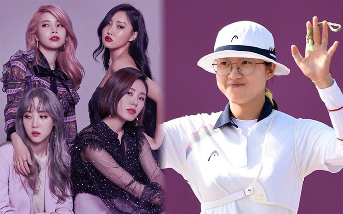 An San - cung thủ Hàn Quốc phá kỷ lục Olympic hóa ra là fan của nhóm nữ đình đám MAMAMOO Ảnh 2