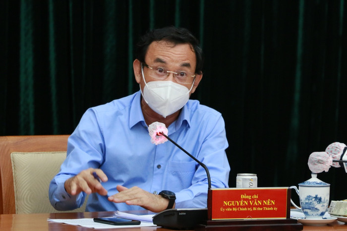 Bí thư Thành ủy TP.HCM Nguyễn Văn Nên. Ảnh: HMC.