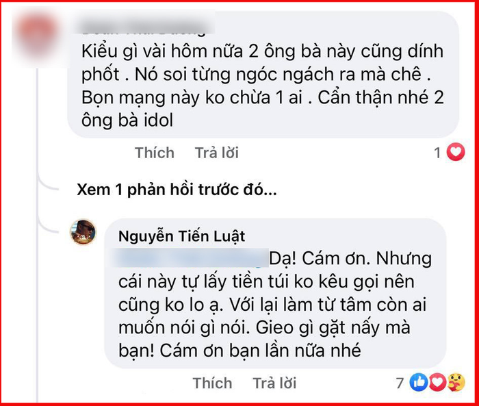 Tiến Luật đáp trả netizen 'cực gắt'.