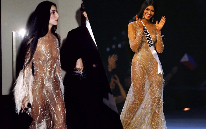 Danh ca Cher và những chiếc váy xuyên thấu huyền thoại, chấp tất cả các hoa hậu Ảnh 2