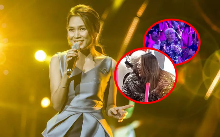 Mỹ Tâm ghi điểm tuyệt đối với hành động đặc biệt dành cho fan lớn tuổi chen chúc dưới sân khấu Ảnh 2