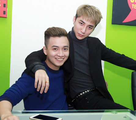 Sơn Tùng và Ngô Kiến Huy.