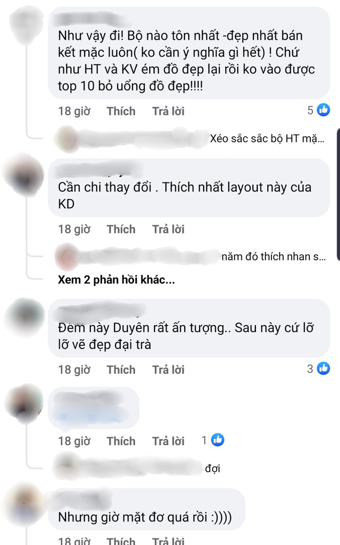 Rất nhiều bình luận vote cho hình ảnh này của Duyên.