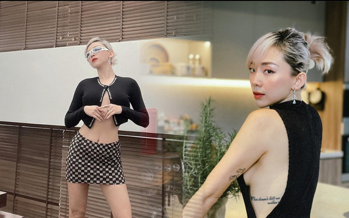 Sau mốt lộ chân ngực, Tóc Tiên liều lĩnh chọn áo 'toang' mạn sườn đầy thách thức Ảnh 2