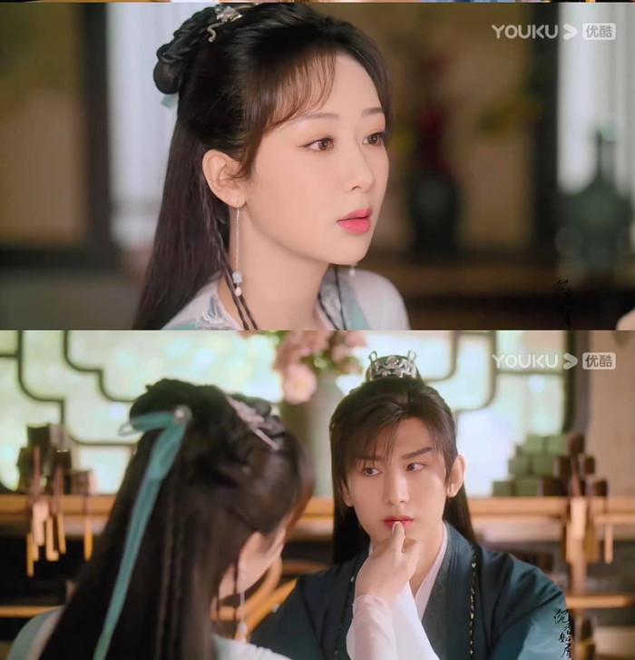 Cảnh Dương Tử - Thành Nghị âu yếm trong đêm động phòng khiến fan nghĩ ngay đến Húc Phượng - Cẩm Mịch Ảnh 11