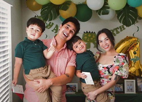 Vợ chồng diễn viên Baggio bị 'kẹt' ở Mỹ đã hơn 1 năm.