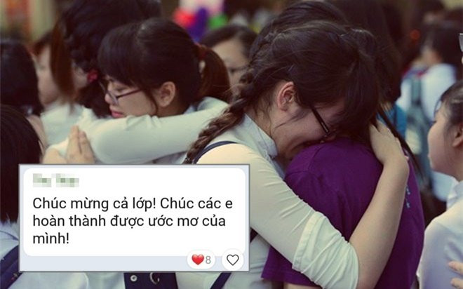 Hay tin cả lớp đều đậu tốt nghiệp, cô giáo nhắn lời chúc mừng cùng một hành động khiến tất cả rưng rưng Ảnh 2