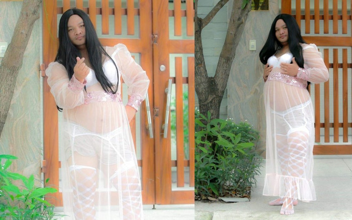 Bộ ảnh Vinh Râu giả gái hóa thành Chi Pu bất ngờ hot trở lại sau tin ly hôn với Lương Minh Trang Ảnh 2