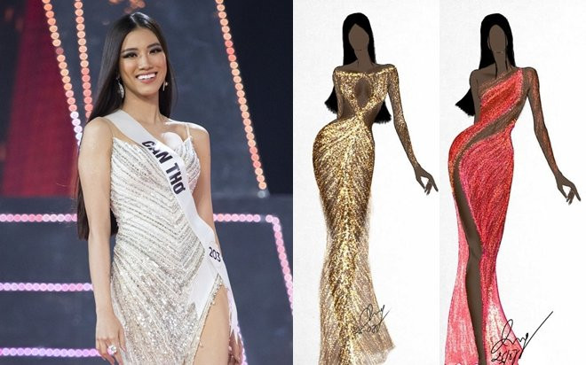 Fan ráo riết 'hiến kế' vô số kiểu dáng váy dạ hội cho Kim Duyên tại Miss Universe 2021 Ảnh 2