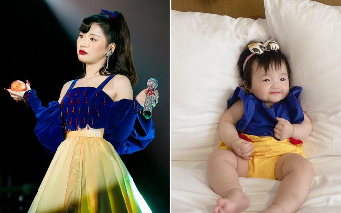 Bắt chước Han Sara, Winnie con gái Đông Nhi cosplay thành nàng 'Bạch Tuyết' phiên bản The Heroes Ảnh 2