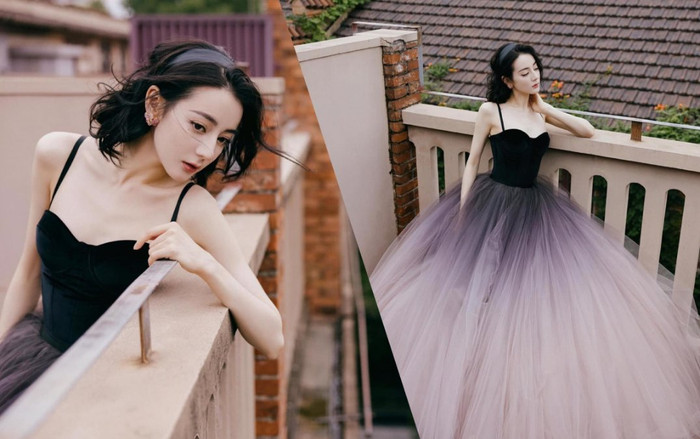 Địch Lệ Nhiệt Ba hóa công chúa Disney trong bộ váy lung linh nhưng lại lộ thân hình 'gầy trơ xương' Ảnh 2