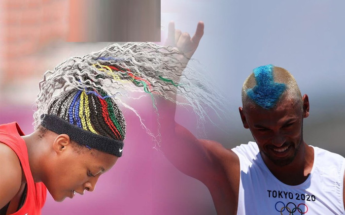 Những mái tóc độc đáo khiến khán giả tròn mắt tại Olympic Tokyo Ảnh 2
