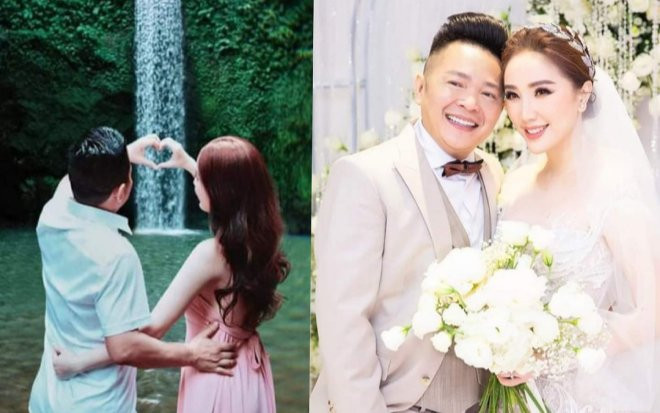 Bảo Thy lâu rồi mới cho chồng 'lên sóng', khoe ảnh cưới kỷ niệm trước ngày 'theo chàng về dinh' Ảnh 2