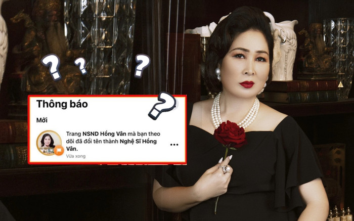 Trang fanpage chính thức của NS Hồng Vân bất ngờ đổi tên: Không còn danh hiệu NSND? Ảnh 2