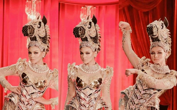 Choáng ngợp với national costume của Indonesia tại Miss Supranational 2021, quá sức hoành tráng Ảnh 2