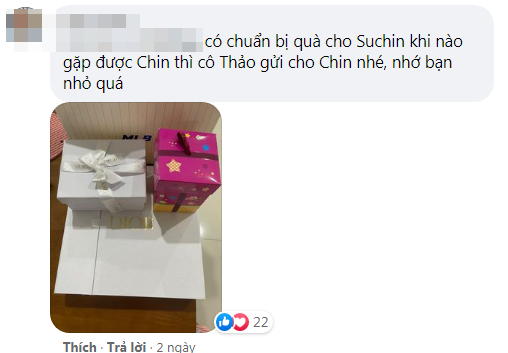 Khán giả tặng quà 'online' cho Suchin.
