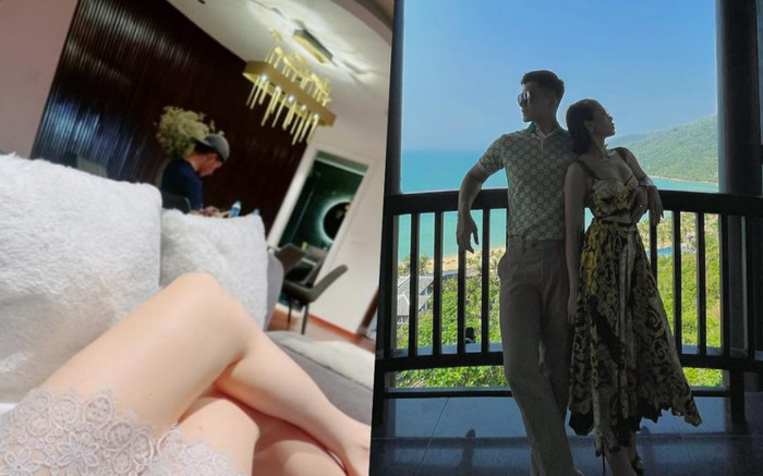 Đăng ảnh mặc váy nằm sofa hờ hững, Lệ Quyên cho luôn Lâm Bảo Châu 'lên sóng' Ảnh 2