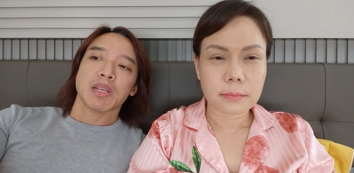 Cả hai vợ chồng nữ nghệ sĩ đã có những trải lòng trên livestream