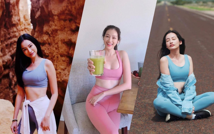 Hoa hậu Trúc Diễm quyến rũ với loạt đồ tập đủ kín đủ hở mà rất tinh tế Ảnh 2