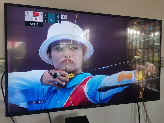 Đỗ Thị Ánh Nguyệt thi đấu ấn tượng ở vòng 1/16 và chỉ thua đối thủ Nhật Bản ở mũi tên cuối cùng.