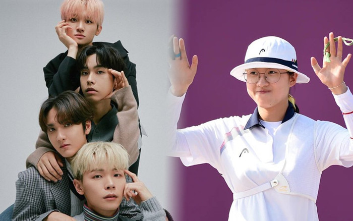 Nhóm nhạc Hàn Quốc bất ngờ nổi tiếng nhờ vào màn PR của An San - cung thủ đoạt 3 huy chương vàng Olympic Ảnh 2