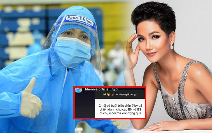 H'Hen Niê nói về màn biểu diễn gây sốt ở bệnh viện dã chiến: 'Ở đằng sau múa theo với cả niềm tự hào!' Ảnh 2