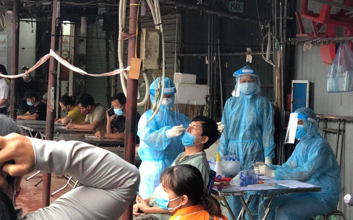 Thêm một chợ đầu mối ở Hà Nội tạm thời bị phong tỏa, dừng hoạt động do Covid-19 Ảnh 2