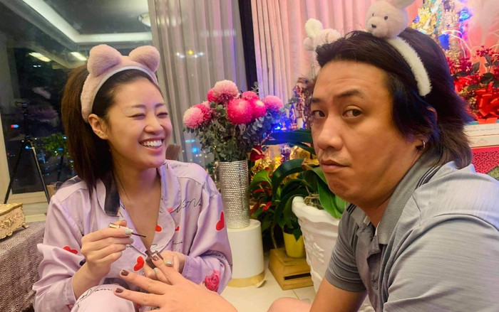 Hoa hậu Khánh Vân cùng loạt hoạt động thêm khắng khít tình cảm gia đình mùa giãn cách Ảnh 2