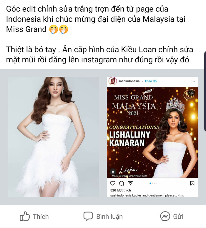 Hiện tại, sự việc đang làm fan nhan sắc Việt dậy sóng, phần đông không thể hiểu được vì sao một chuyên trang lớn của nước bạn lại có thể làm như thế!