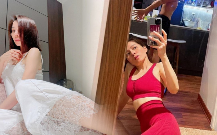 Ở nhà ngày dịch, Lệ Quyên than thở đầu năm sắm đồ mới mà chẳng biết cuối năm có được mặc không Ảnh 2