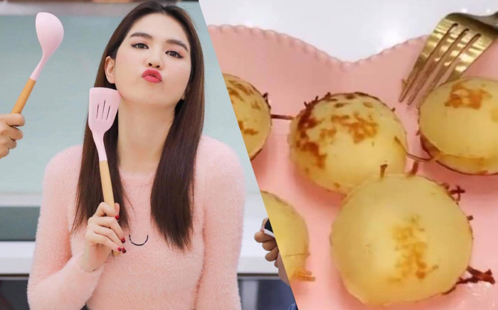 Đỉnh như nhà Ngọc Trinh làm bánh hotdog bằng khuôn bánh khọt vẫn siêu ngon Ảnh 2