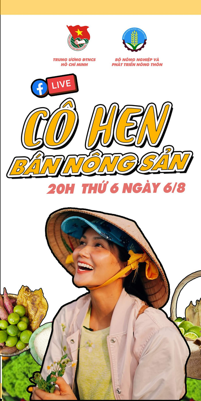 Hoa hậu H'Hen Niê sẽ livestream trên trang cá nhân vào tối nay nhằm để giúp bà con nông dân giải quyết đầu ra cho nông sản