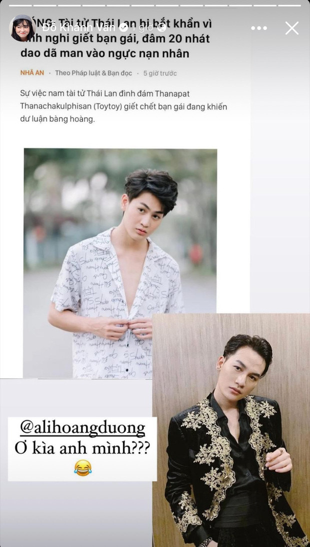 Story của Khánh Vân.