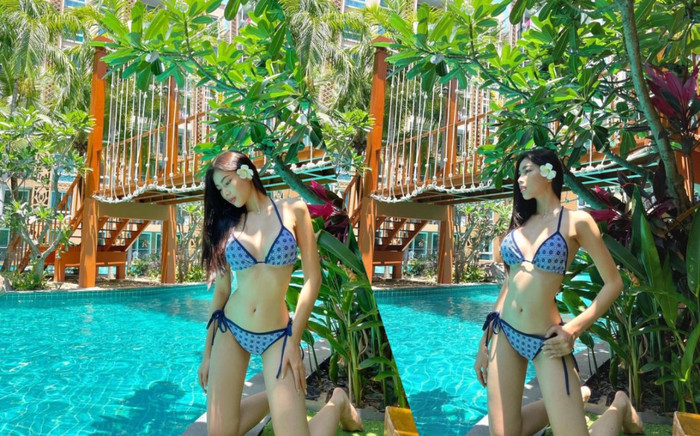 Á hậu Ngọc Thảo mặc bikini khoe dáng cùng caption đầy tâm trạng Ảnh 2