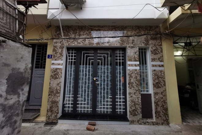 Căn nhà mà nhóm Bùi Linh Giang bị bắt quả tang sử dụng ma túy. Ảnh: Dân Trí 