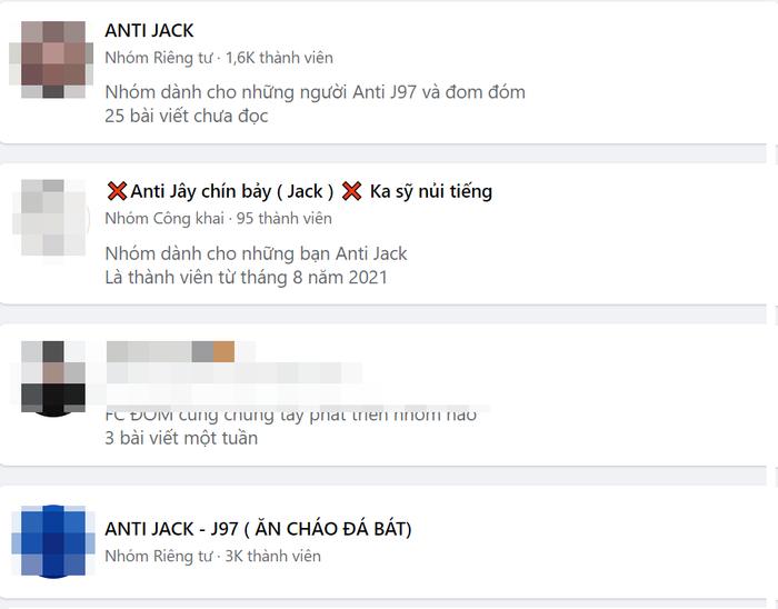 Vừa dính 'liên hoàn phốt', Jack bị netizen lập group anti trên 'cõi mạng' Ảnh 2