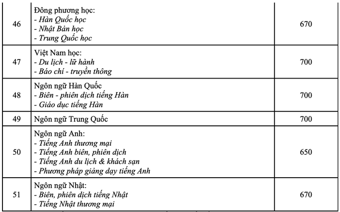 Nhiều đại học tại TP.HCM công bố điểm trúng tuyển theo kết quả thi đánh giá năng lực ĐHQG TP.HCM Ảnh 4