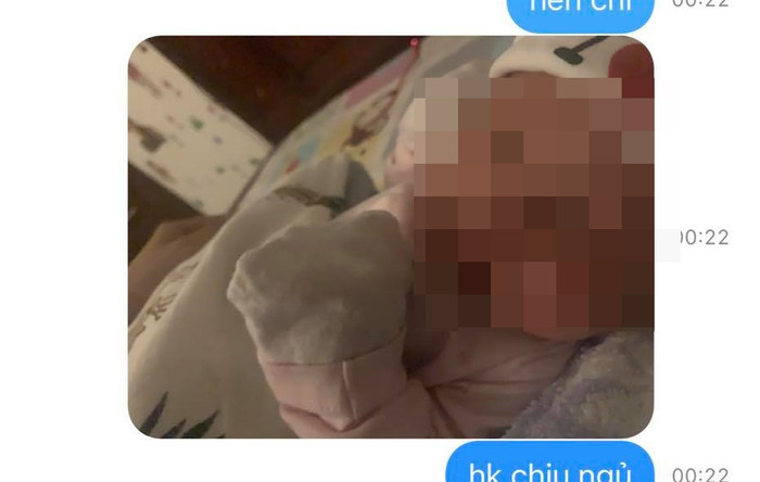 Hình ảnh con của Jack được Thiên An chia sẻ