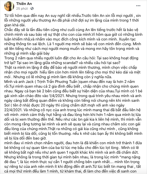 Bài đăng của Thiên An đã biến mất.