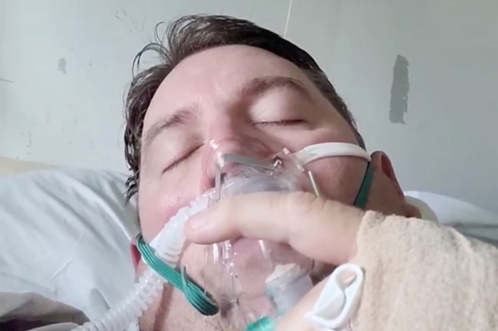 Anh Travis Campbell, một bệnh nhân nhiễm Covid-19.