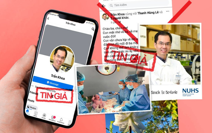 Phát hiện avatar 'bác sĩ Khoa nhường ống thở' thực chất là 'vay mượn' của giáo sư Singapore Ảnh 2