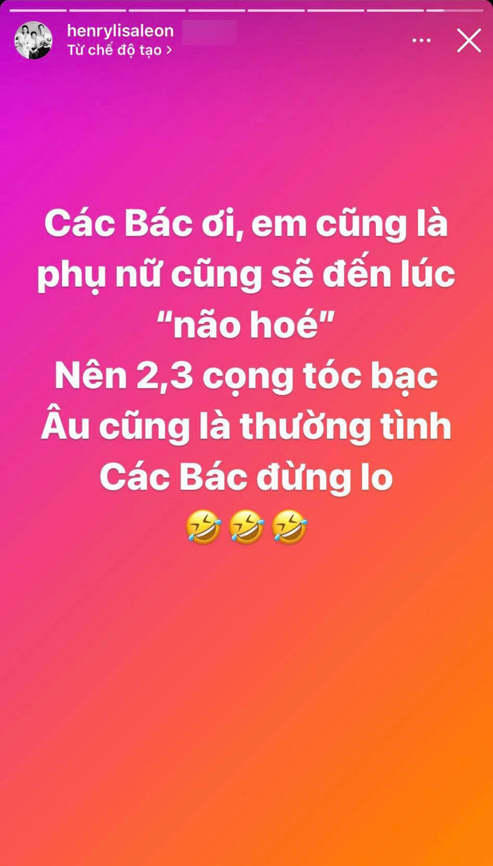 Hồ Ngọc Hà lên tiếng khi bị soi có tóc bạc.